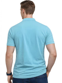 T-shirt Kolar Polo Logo Jenama ADRO Lelaki