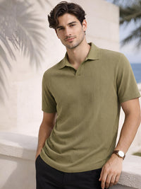ADRO Men Polo Collar T-shirt
