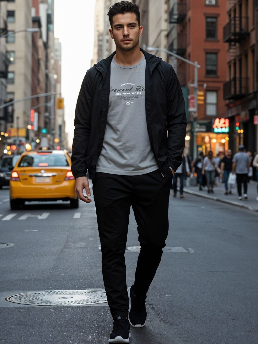 ADRO Men Typography Printed T-shirt
