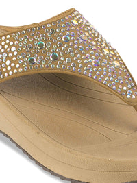 Mochi Embellished Wedge with
