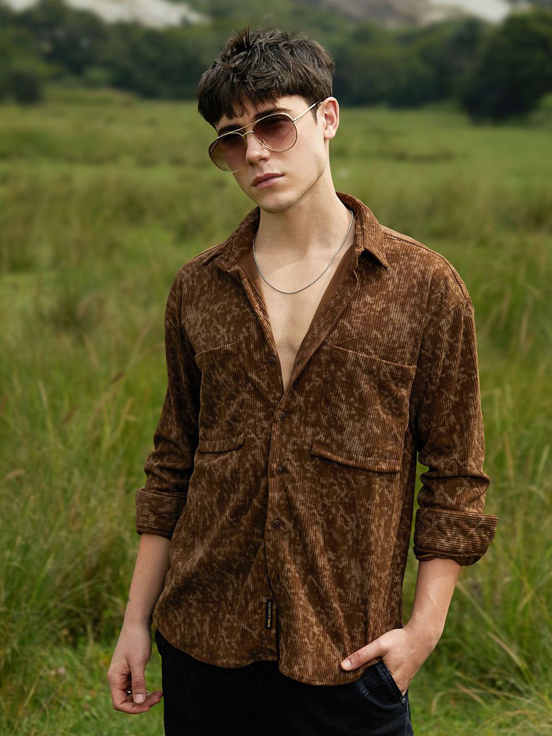 Campus Sutra Men Comfort Opaque Casual Shirt
