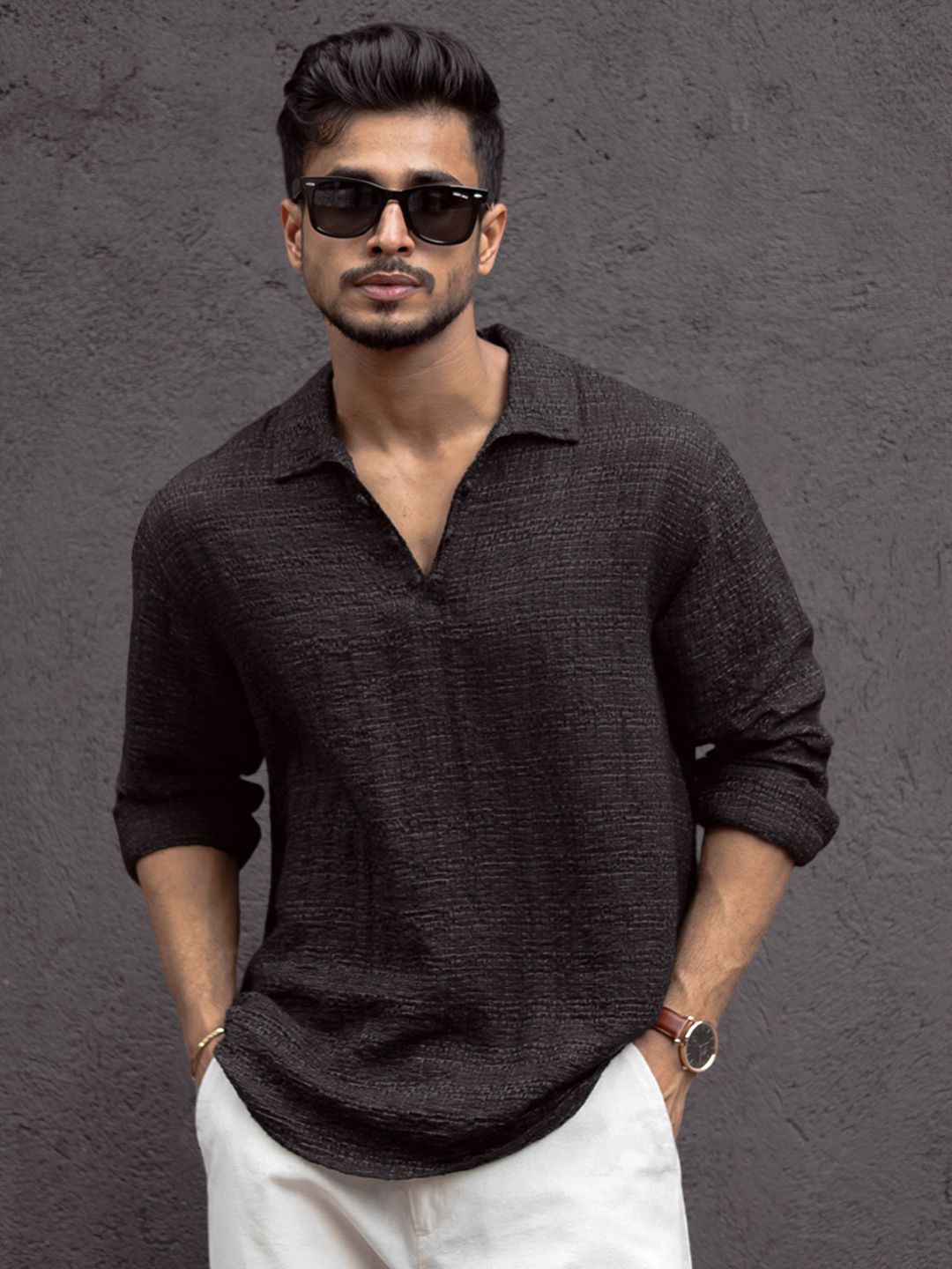 Powerlook Men Opaque Casual Shirt