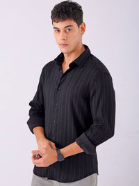 The Indian Garage Co Men Slim Fit Textured Jacquard Resortwear Shirt