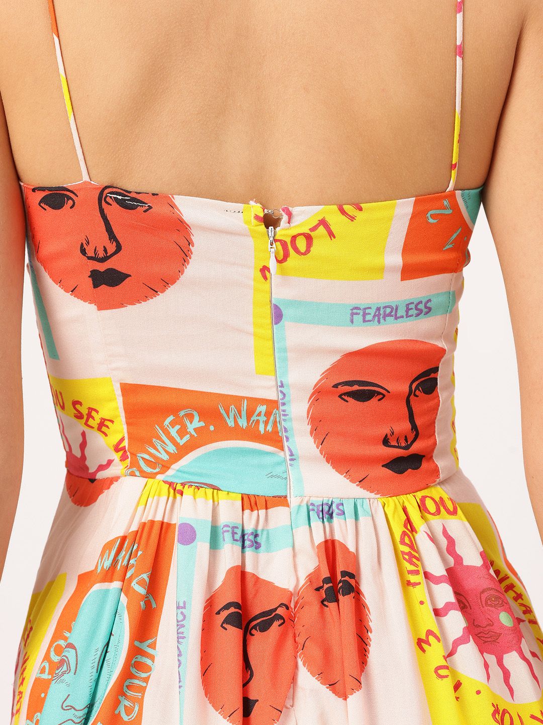 DressBerry Blooming Ahead Floral Print Strappy Mini A-line Dress