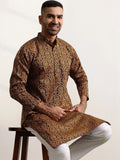 Anouk Men Ethnic Motifs Printed Regular Kurta with Trousers