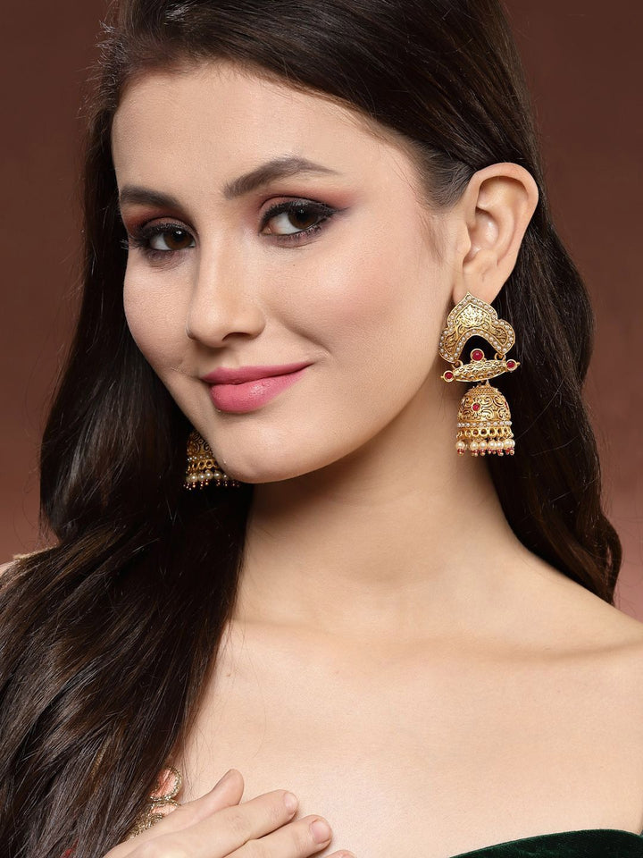 Anouk Contemporary Jhumkas Earrings