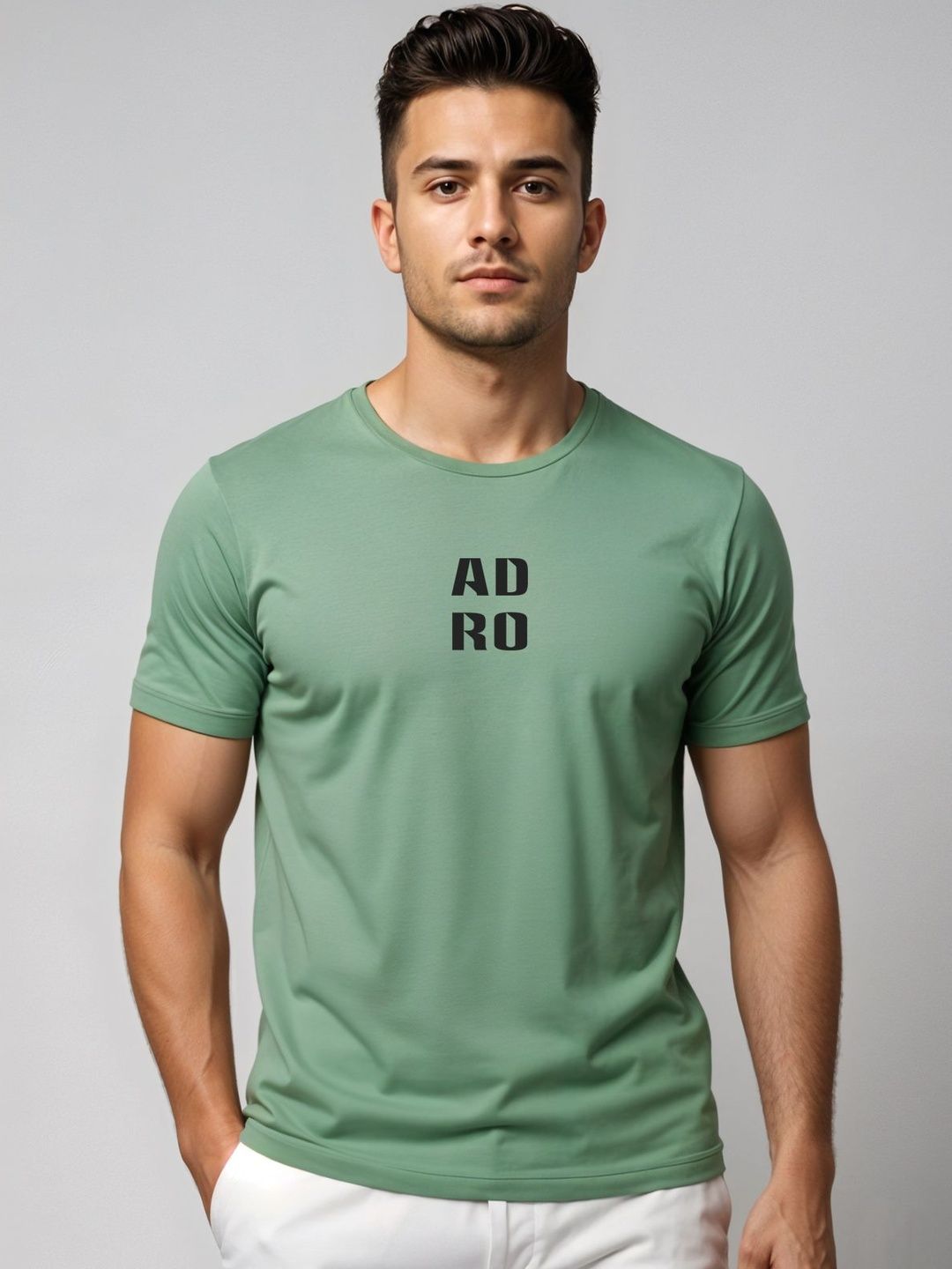 ADRO Men Regular Fit Printed T-shirt