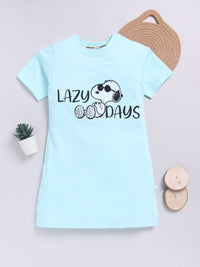 Happy Faces Kids Girls Snoopy Printed Pure Cotton Longline T-Shirt