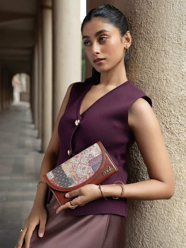 ZOUK Kutch Gamthi Kyra Flap Wallet