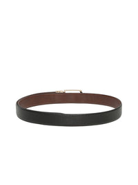 Teakwood Leathers Men Textured Leather Reversible Formal Belt