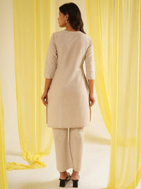KALINI Women Ethnic Motifs Embroidered Kurta with Trousers