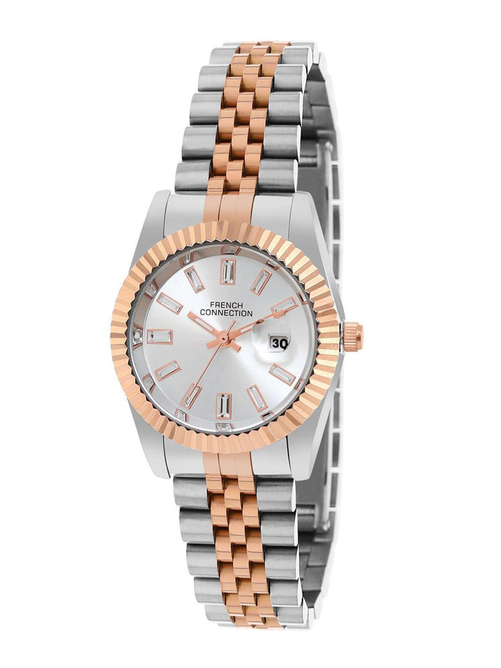 Perancis Sambungan Wanita Dial & Gaya Gaya Gaya Tali Analog Watch FCN0119SRTM