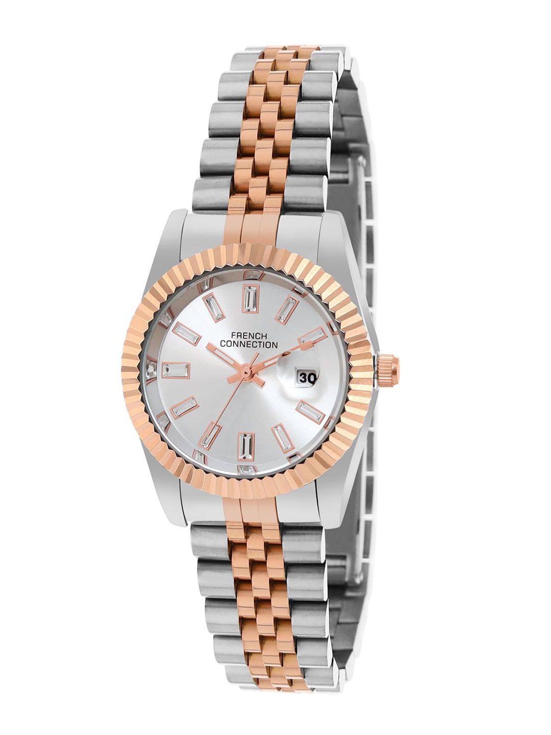 Perancis Sambungan Wanita Dial & Gaya Gaya Gaya Tali Analog Watch FCN0119SRTM