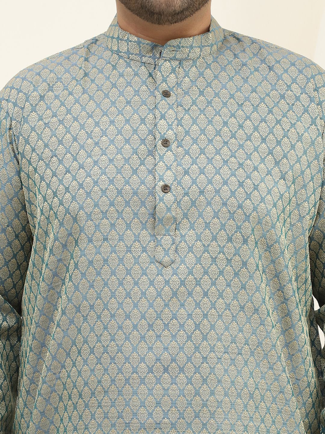 SOJANYA PLUS Plus Size Woven Design Kurta with Pyjama