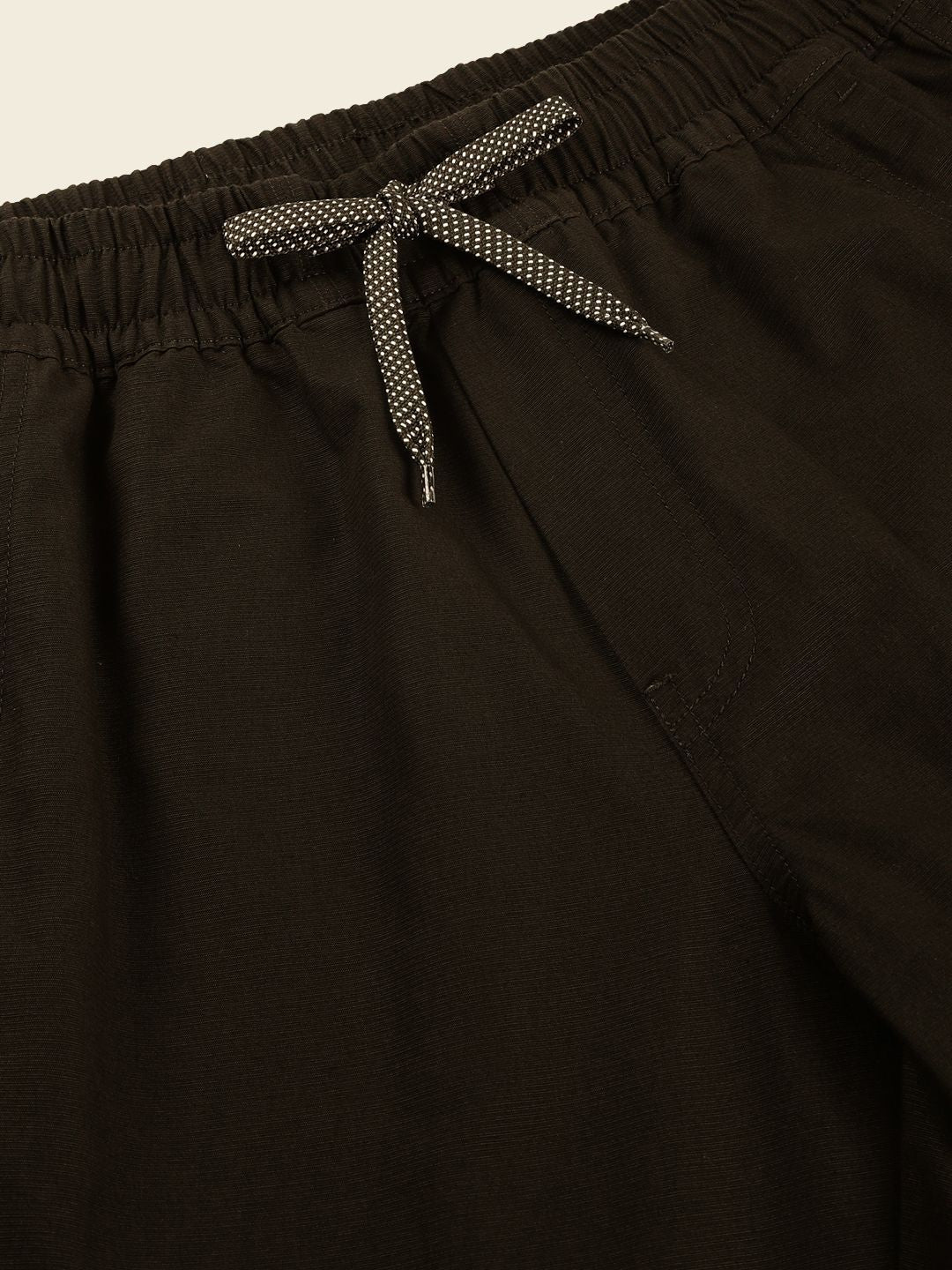 Thomas Scott Men Smart Pleated Mid-Rise Regular Fit Cotton Joggers Trousers