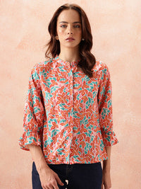 all about you Floral Opaque Printed Casual Shirt