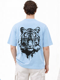 ADRO Men Printed Drop-Shoulder Sleeves T-shirt