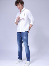 The Indian Garage Co Men Regular Fit Solid Resortwear Shirt