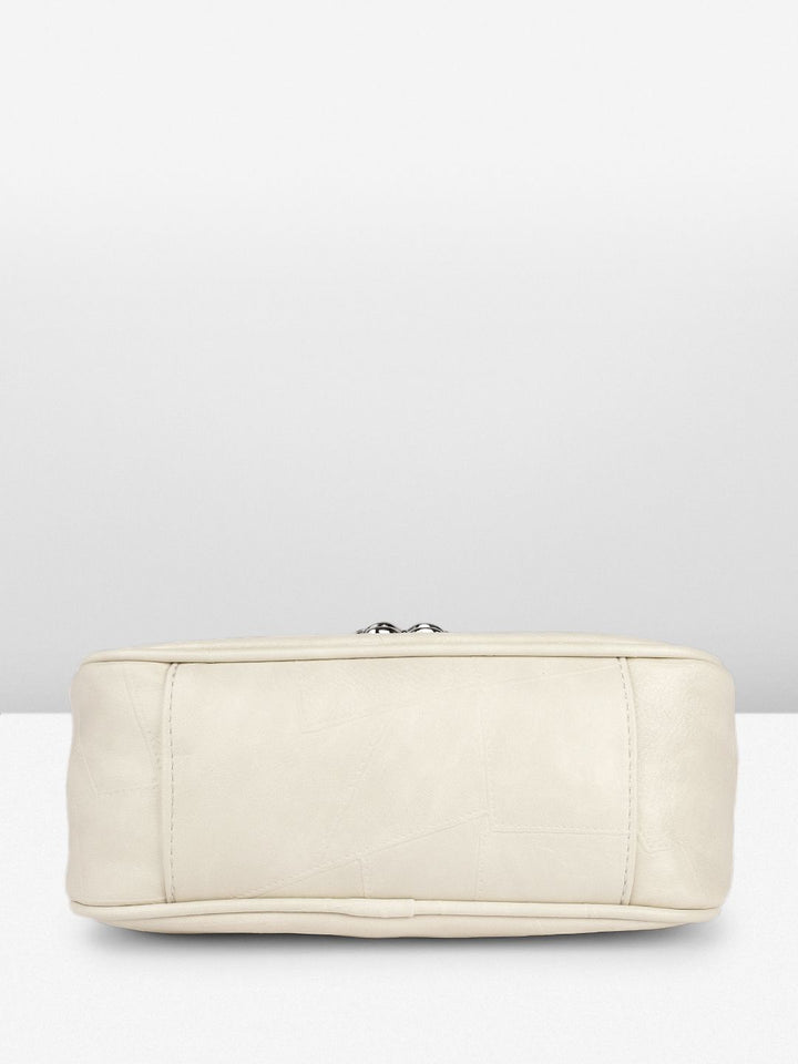 DressBerry Textured Half Moon Sling Bag