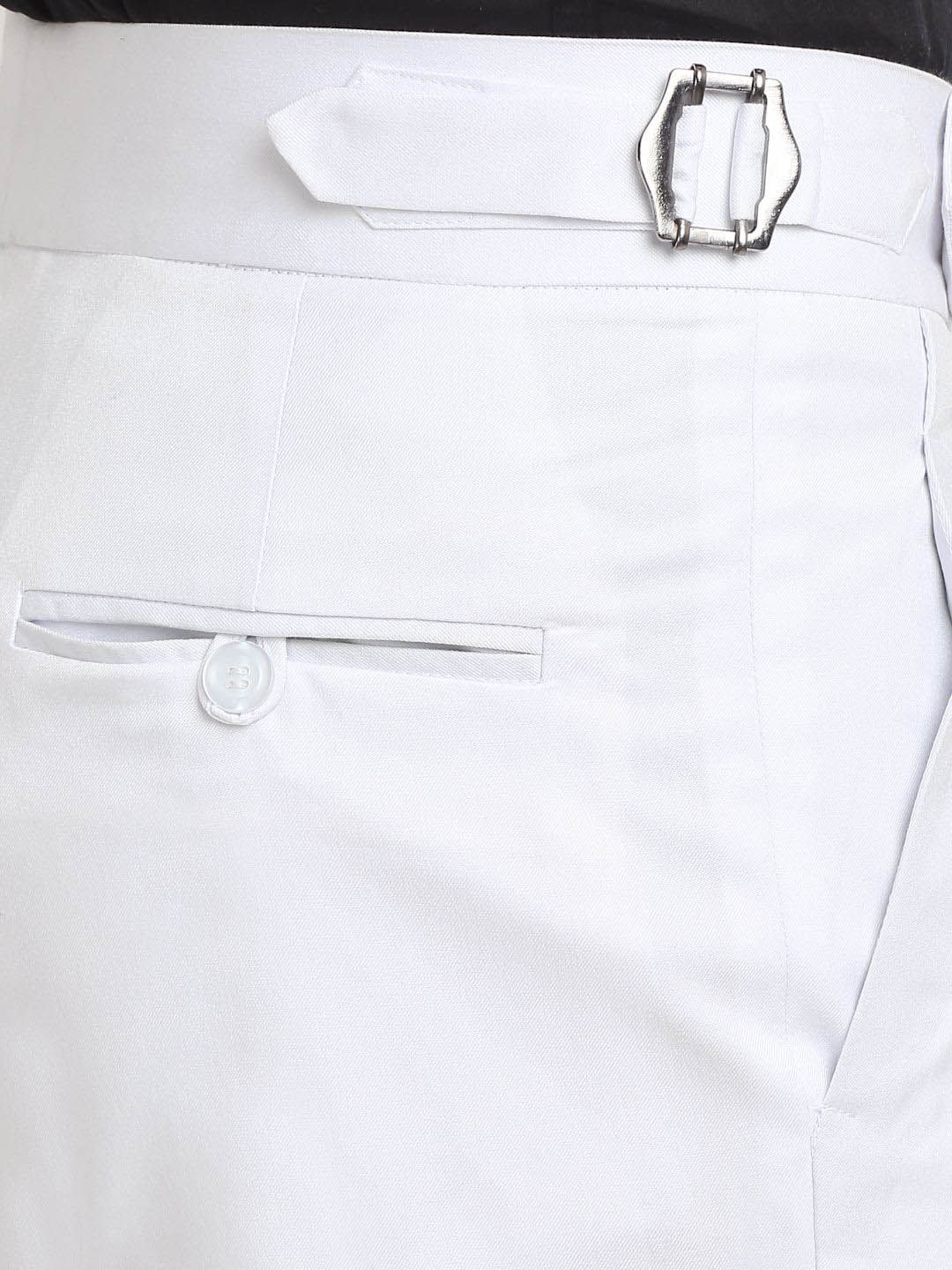 KLOTTHE Men Cotton Slim Fit Formal Trousers