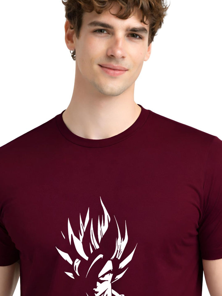 ADRO Graphic Printed Leher Bulat Lengan Pendek Regular Fit Pure Cotton T-shirt