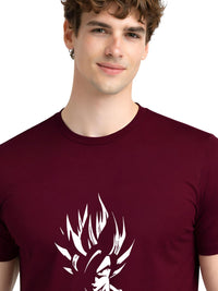 ADRO Graphic Printed Leher Bulat Lengan Pendek Regular Fit Pure Cotton T-shirt