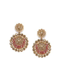 Anting-anting Jatuh Kontemporari Bersalut Emas Anouk Cubic Zirconia