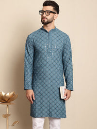 Kurta Kerja Benang Sulam Lelaki Anouk