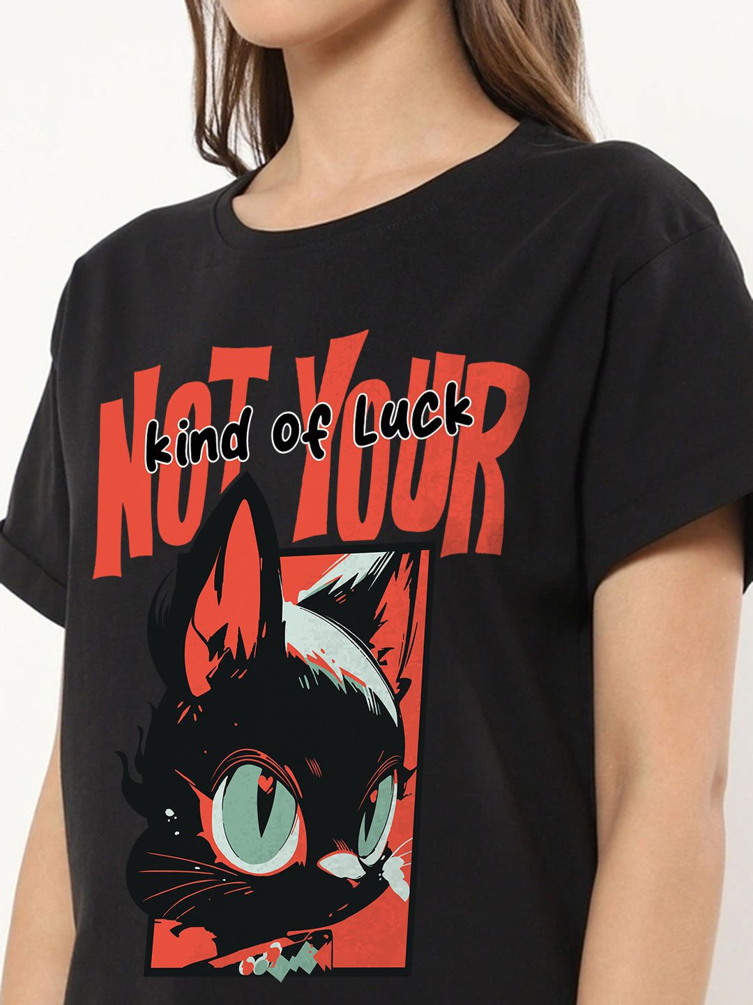 T-shirt dicetak wanita bewakoof