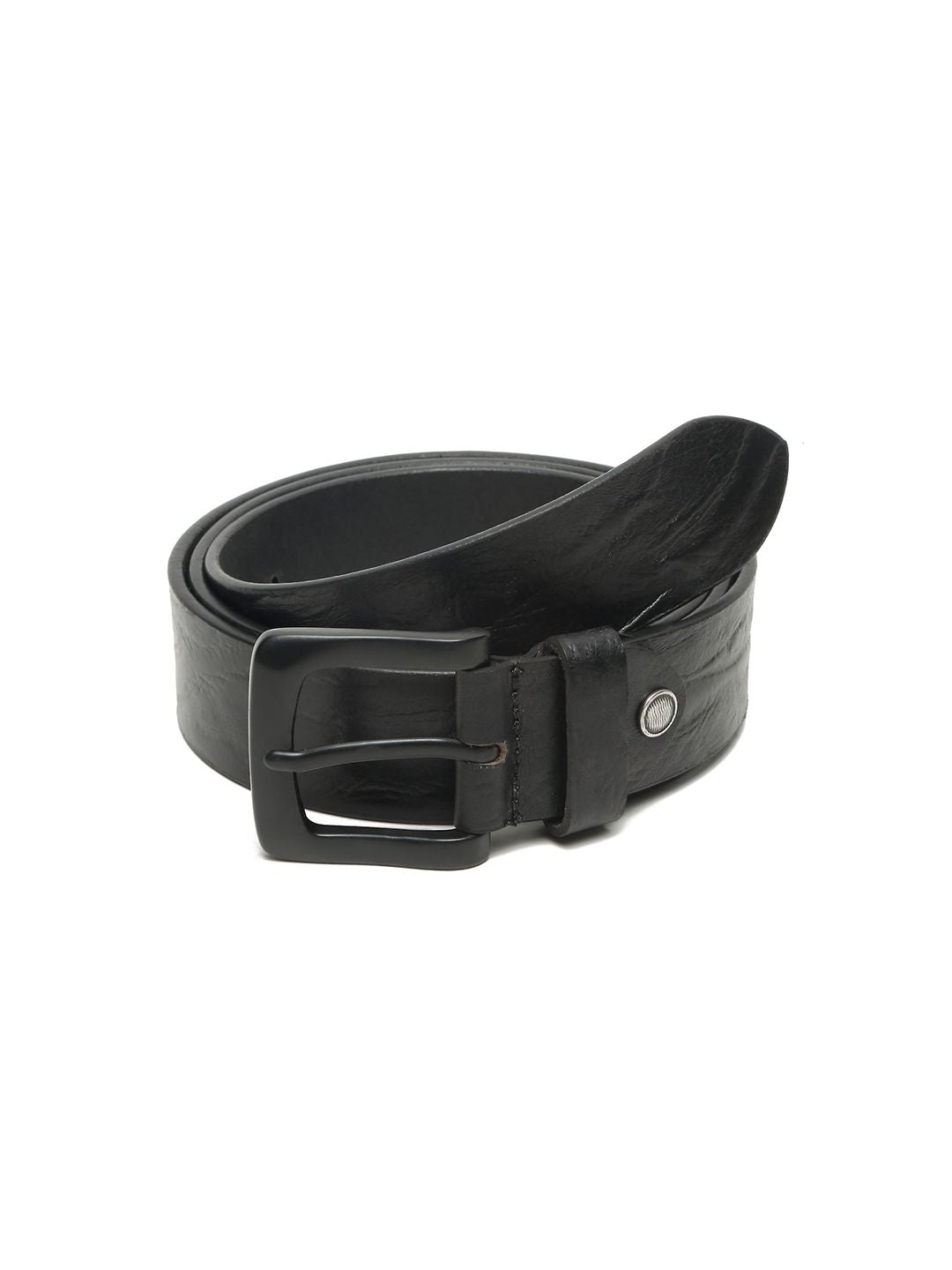 Teakwood Leathers Men Textured Leather Belt