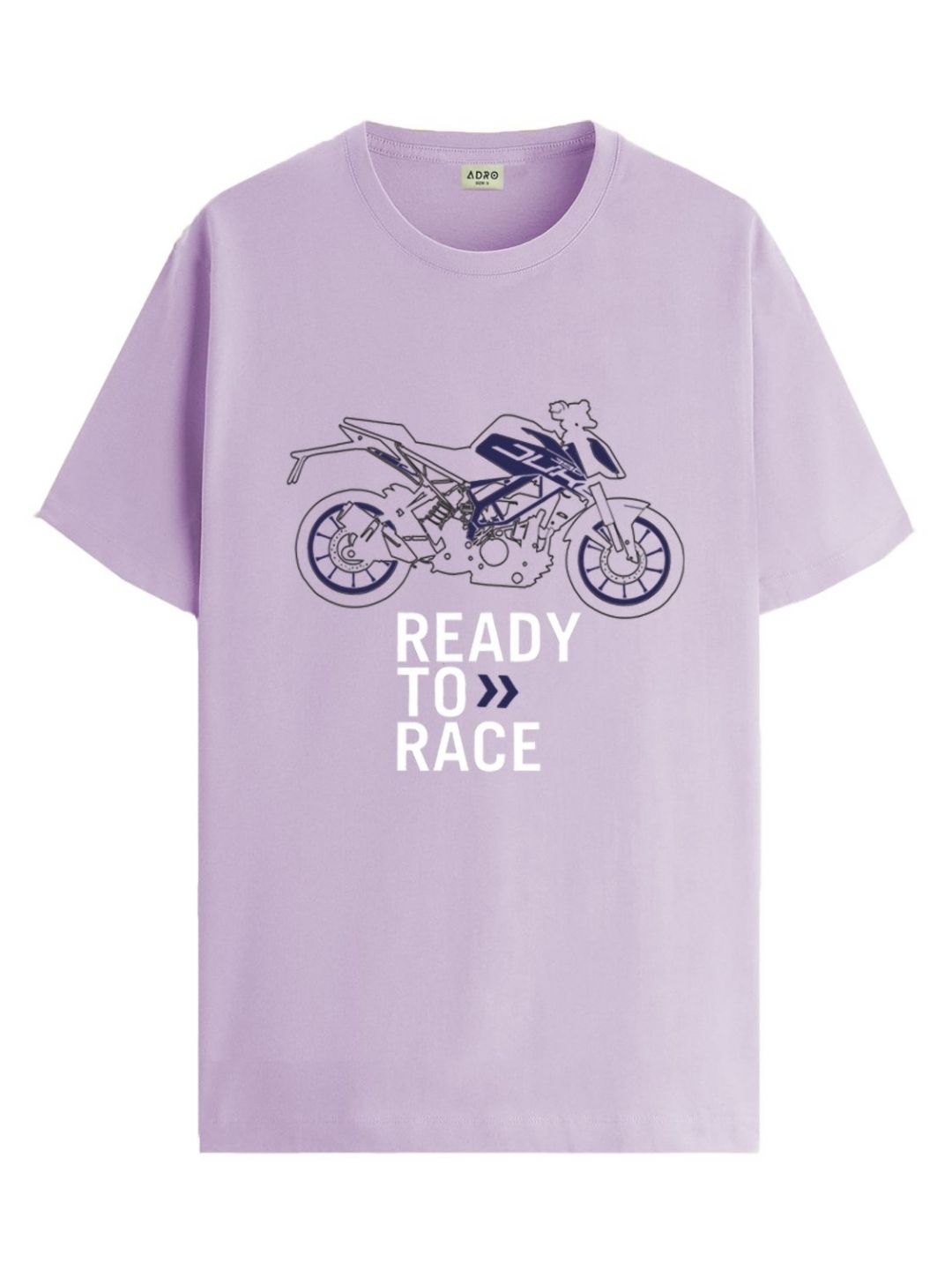 ADRO Men Graphic Printed Round Neck Cotton T-shirt