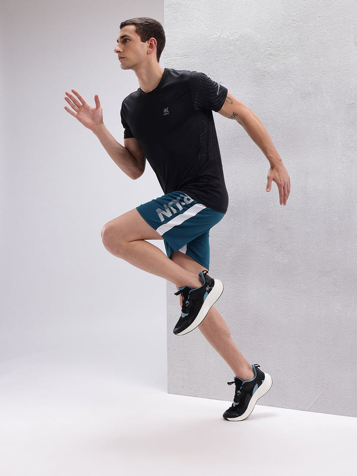 HRX by Hrithik Roshan Men Typography Print Rapid-Dry Running Shorts