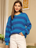 Berrylush Women Striped Pullover Sweaters
