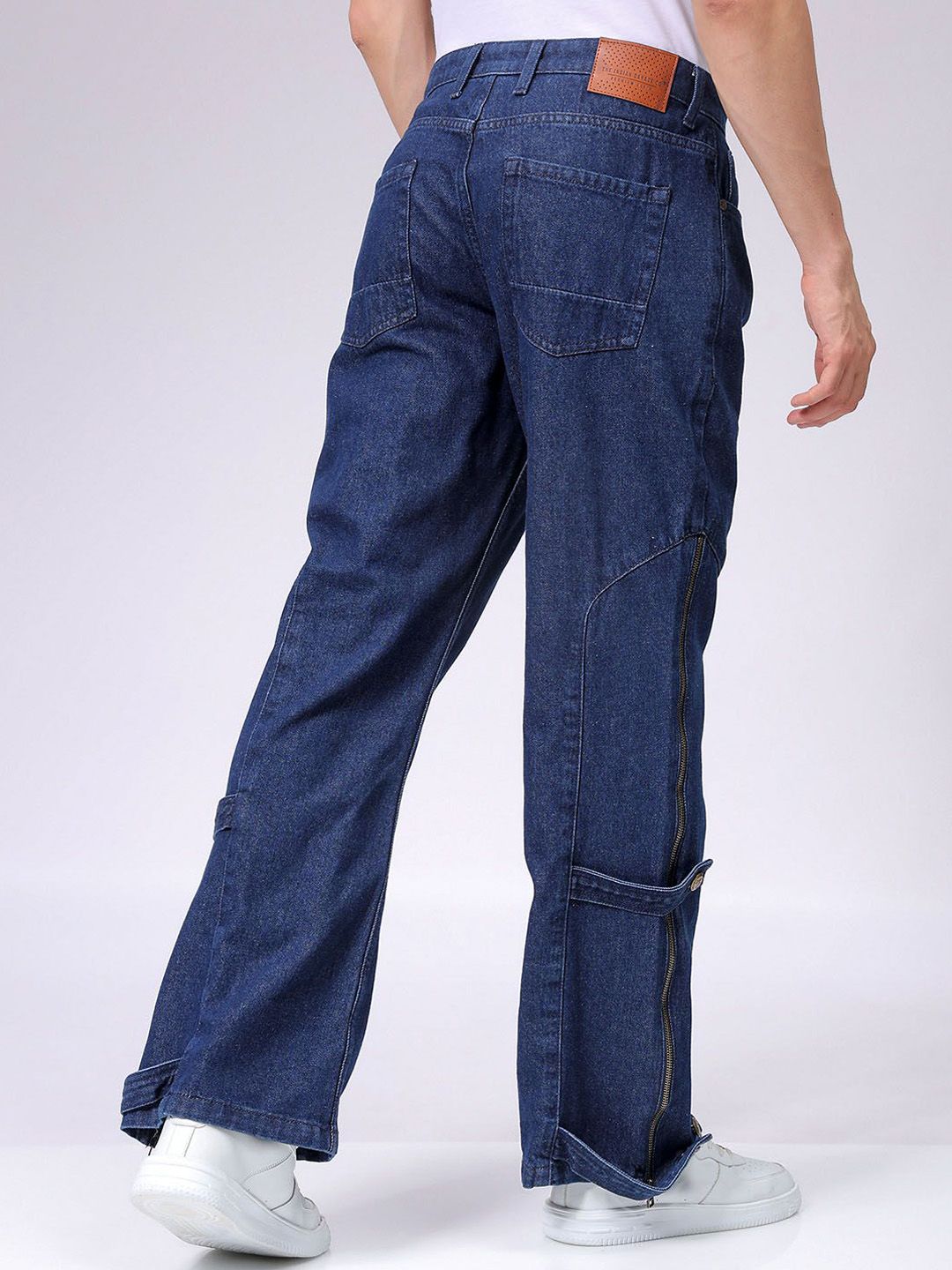 The Indian Garage Co Men Bootcut Loose Fit Convertible Jeans