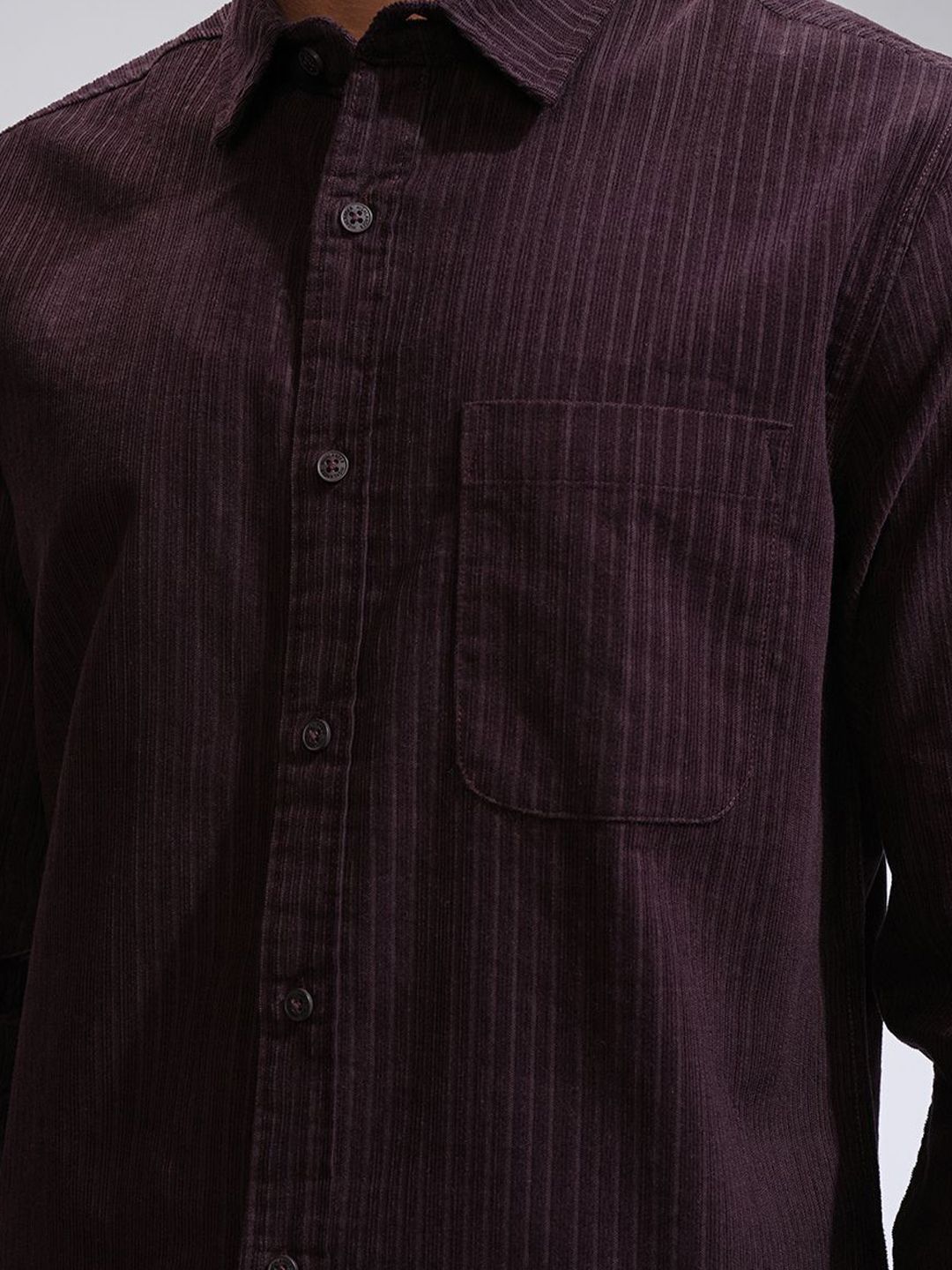 HIGHLANDER Men Comfort Slim Fit Opaque Casual Shirt