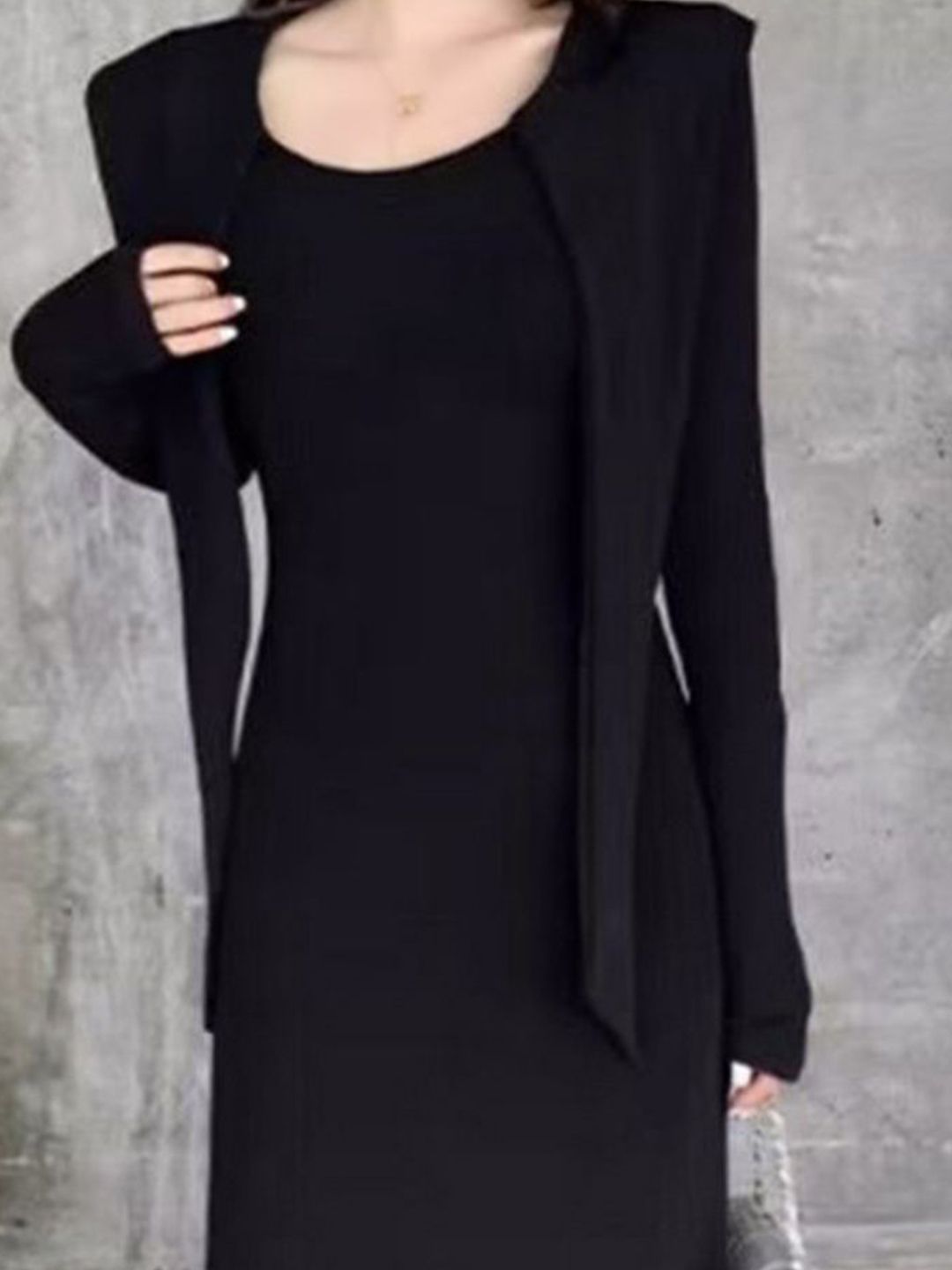 DressBerry Women Scoop Neck Sheath Dress