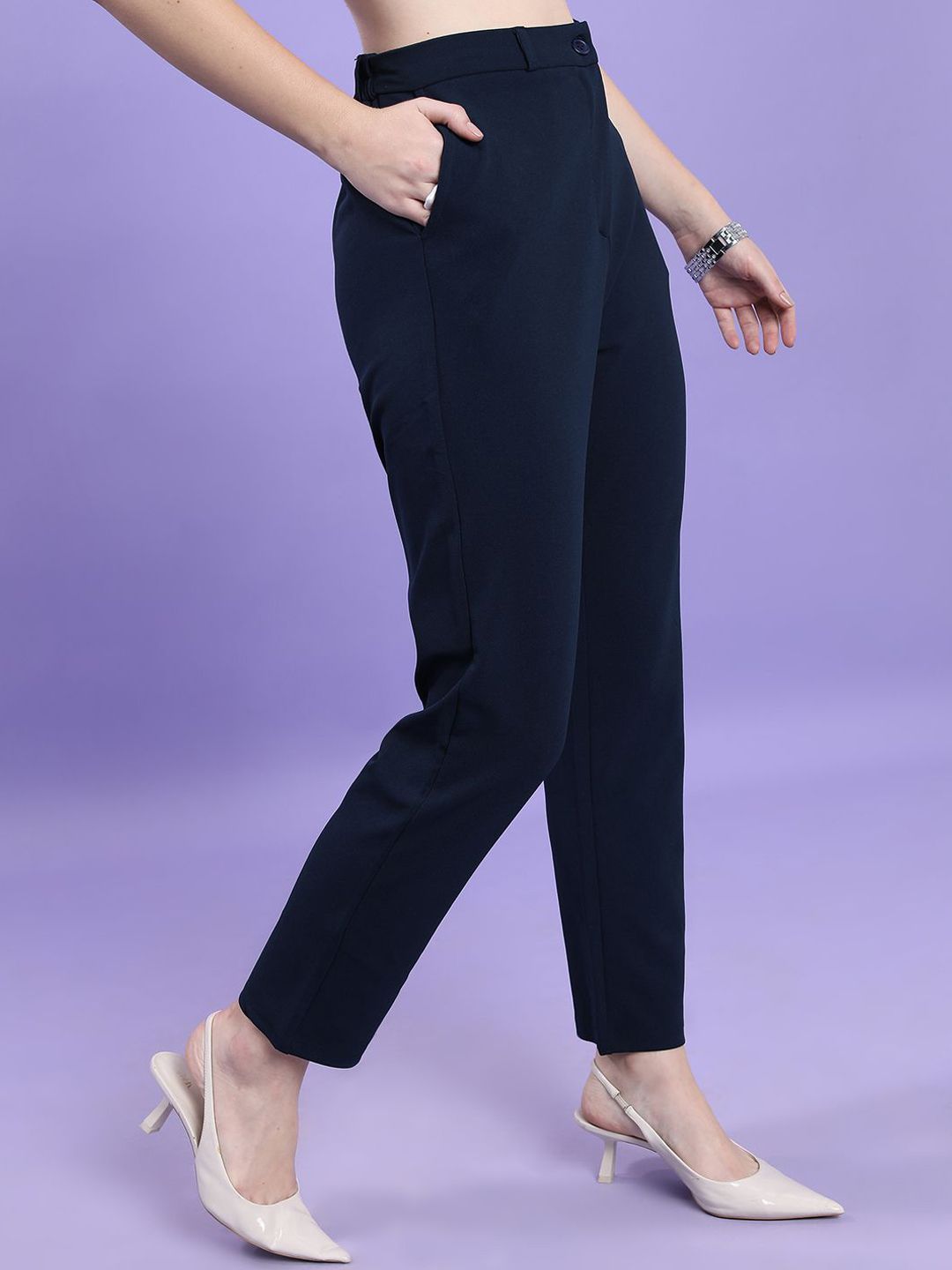 Tokyo Talkies Women Slim Fit Trouser