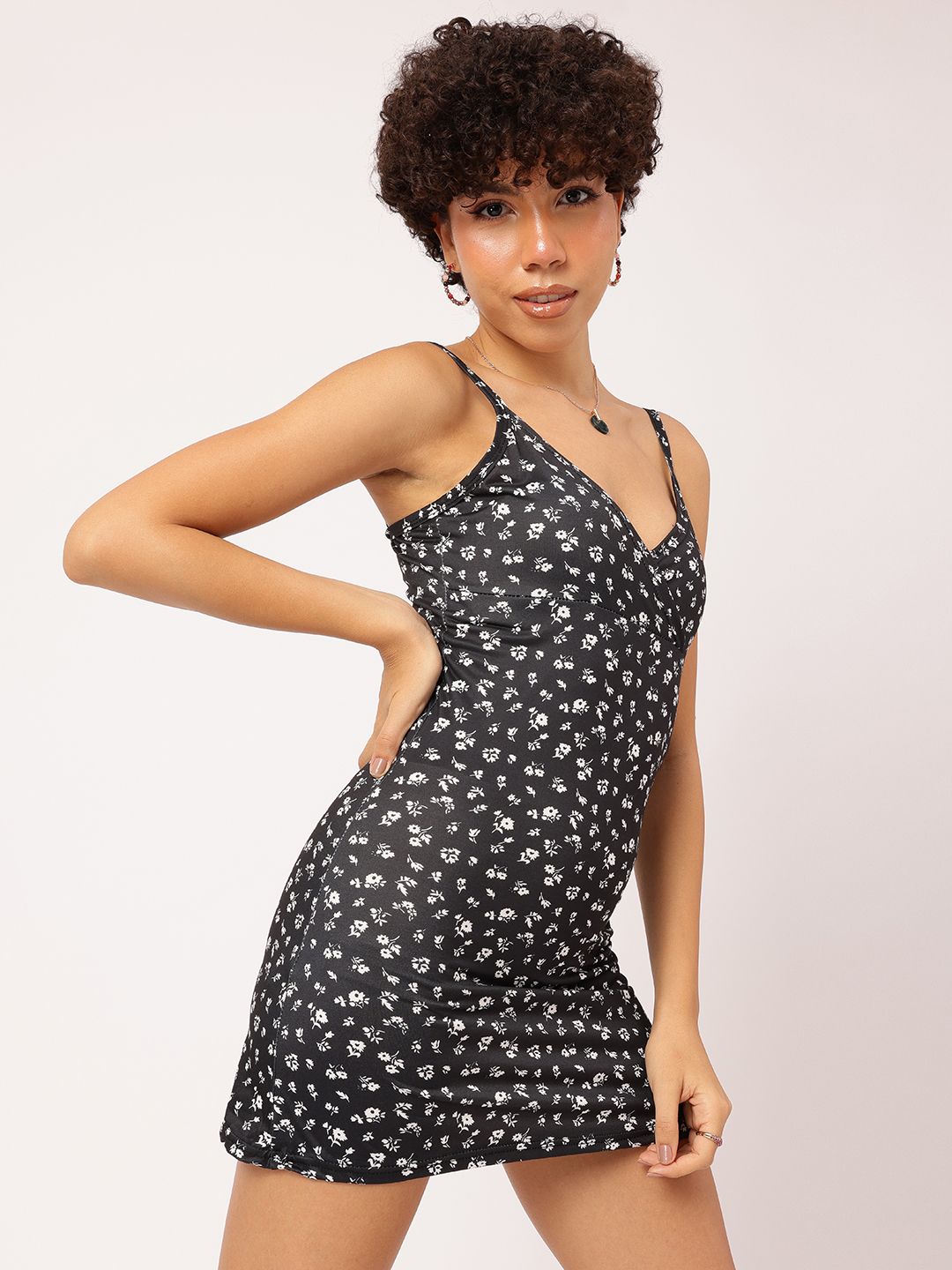 DressBerry Mono-Magic Chic Wrap Dress