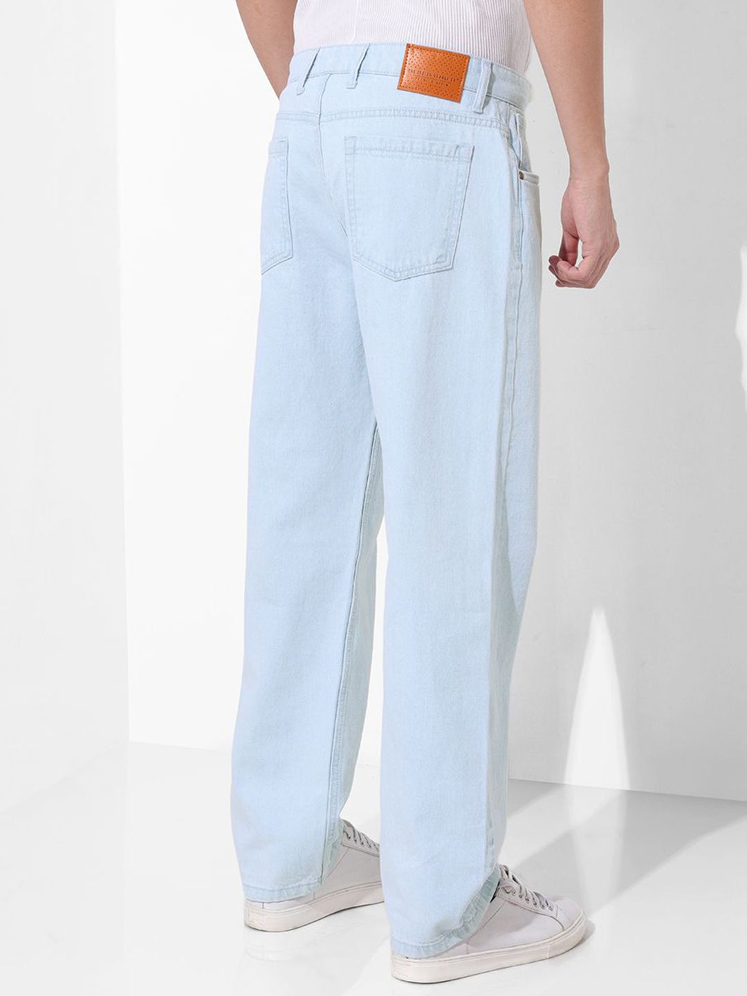 The Indian Garage Co Men Relaxed Fit Mid-Rise Cotton Jeans