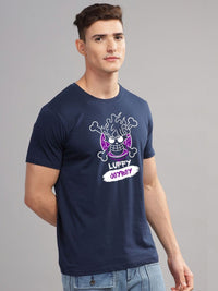 ADRO Men Printed Applique T-shirt