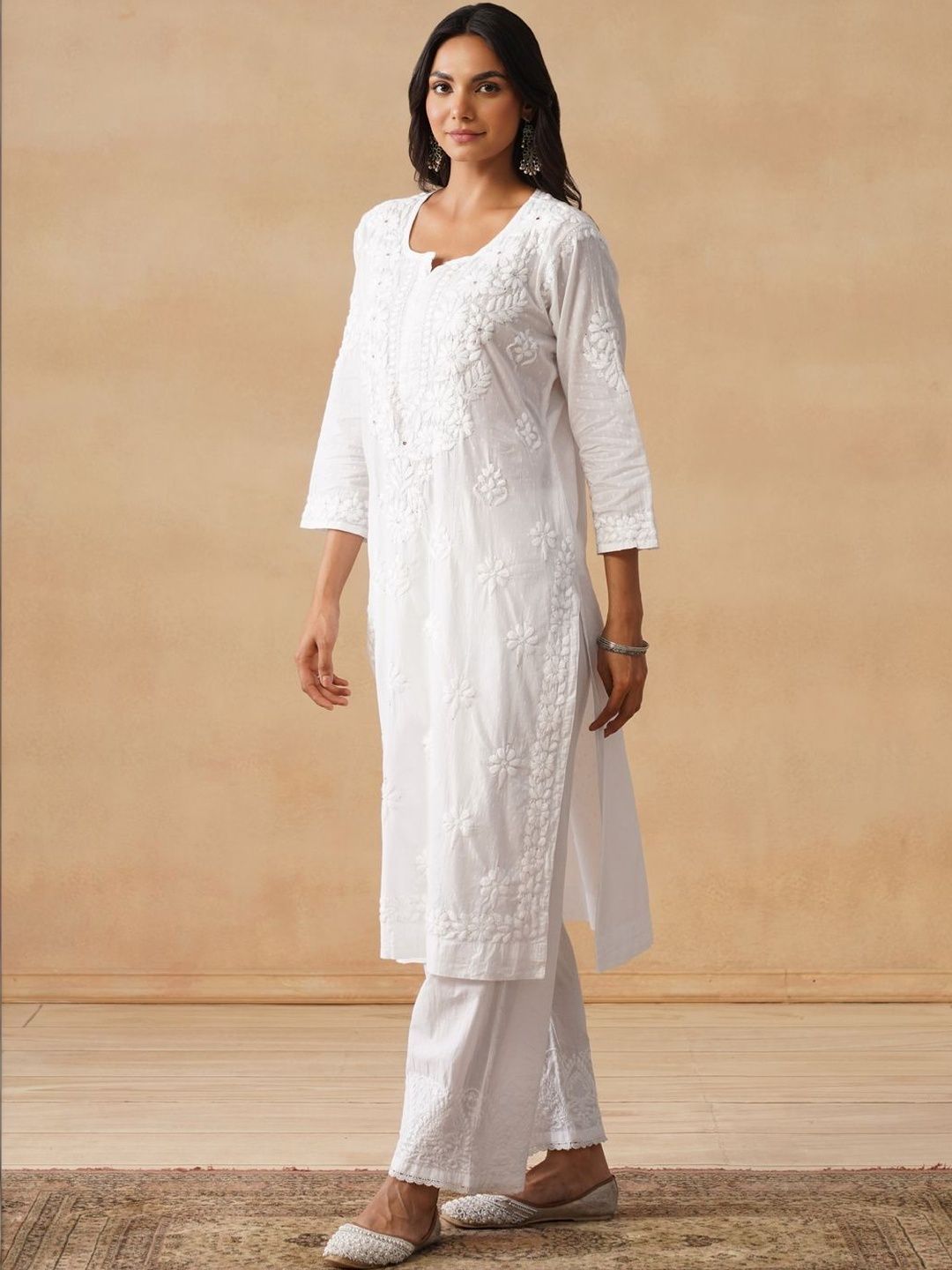 Rumah Wanita Chikankari Kurta Chikankari