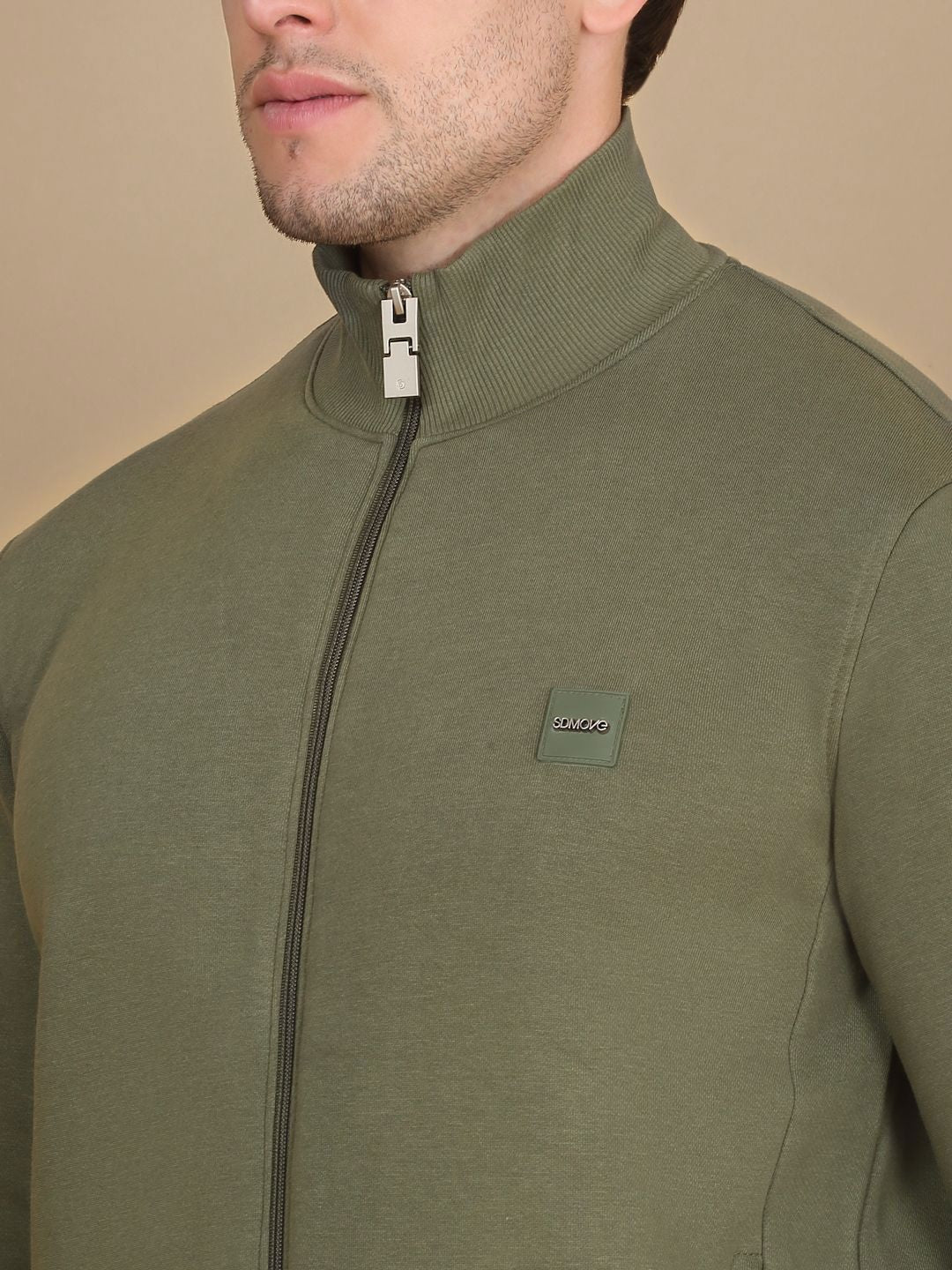 Impian manis lelaki mengejek sweatshirt kolar
