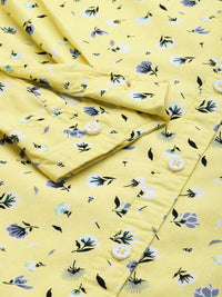 The Indian Garage Co Floral Printed Pure Cotton Casual Shirt