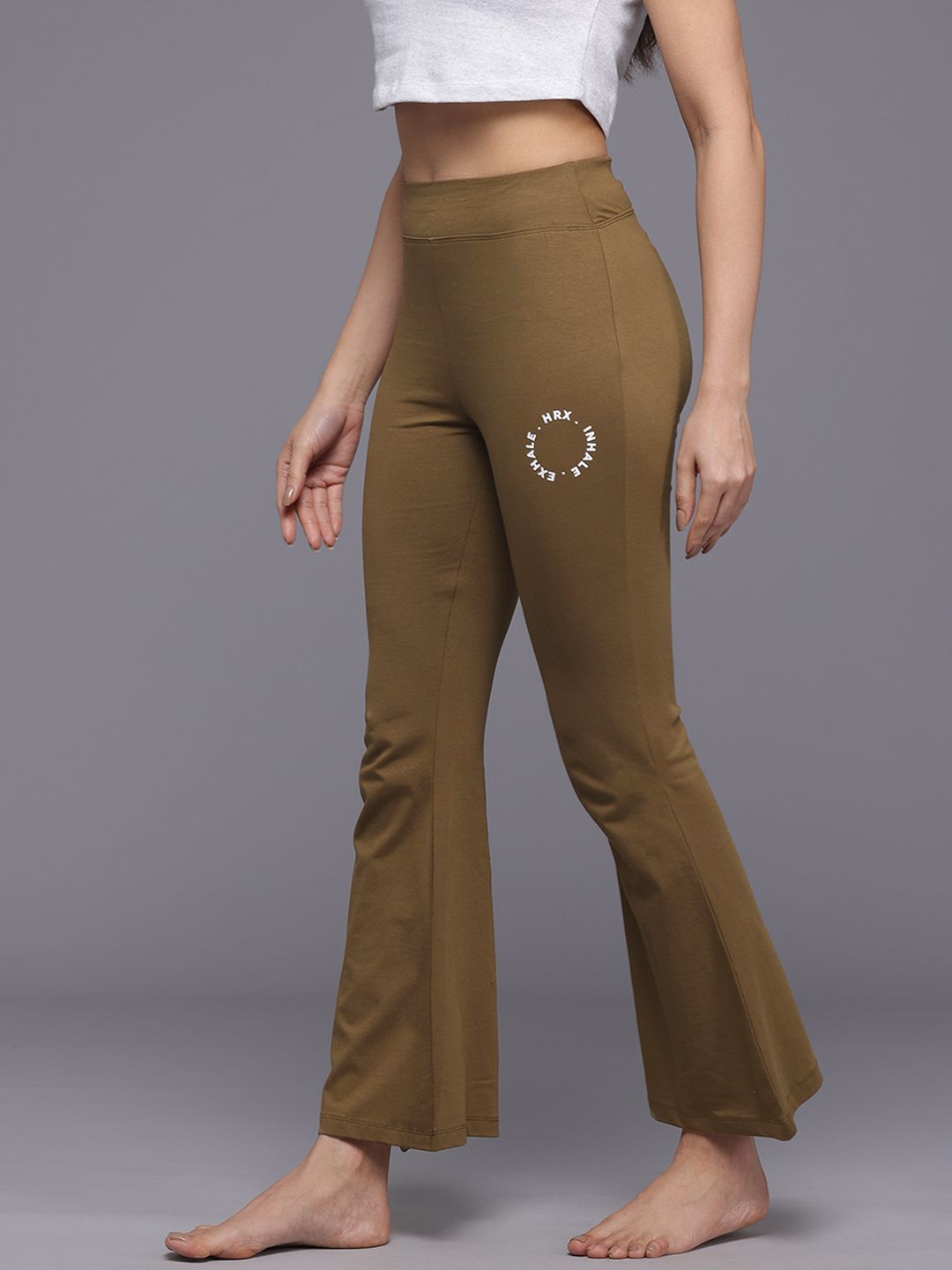 HRX by Hrithik Roshan Women Flared Yoga Tights