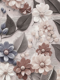 Myntra Elegant Homes Multicoloured Floral 300 TC Single Bedsheet with 1 Pillow Covers