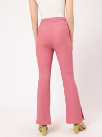 DressBerry Women Diva Down Self Striped Trousers