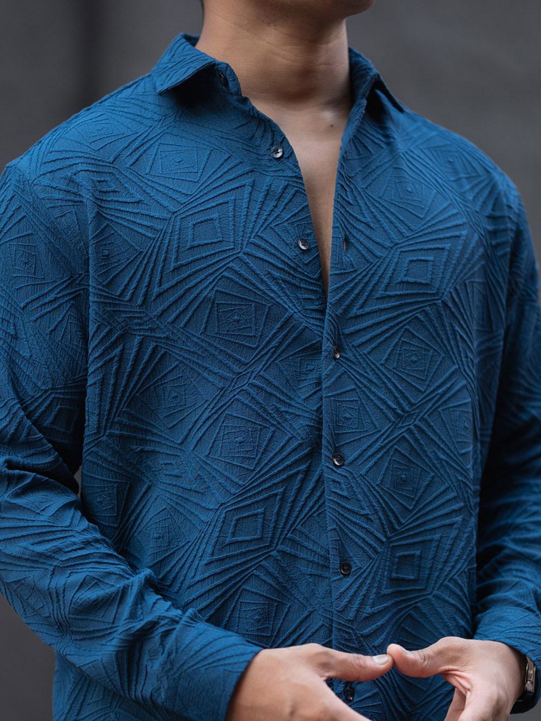 Powerlook Men Opaque Casual Shirt