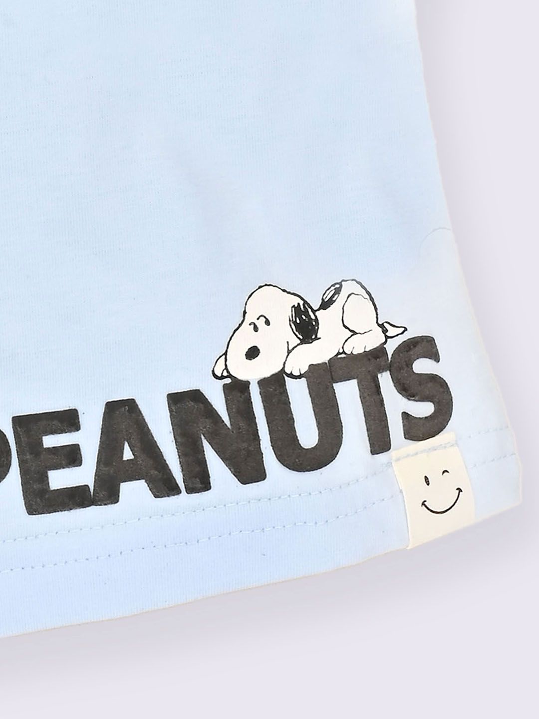 Happy Faces Boys Peanuts Printed Cotton Shorts