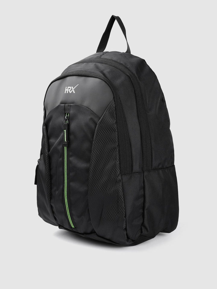 HRX by Hrithik Roshan Unisex Black Solid Lifestyle Backpack 23L
