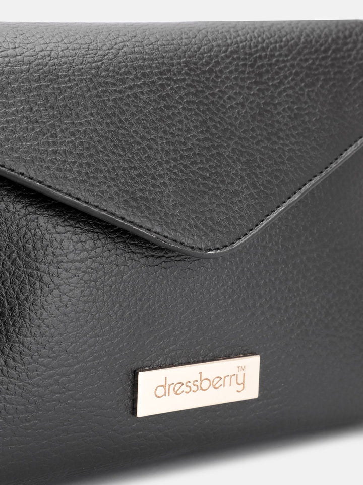 DressBerry Textured Structured Sling Bag